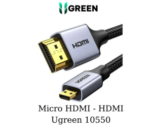 Cáp chuyển Micro HDMI sang HDMI dài 1m hỗ trợ 4K Ugreen 10550