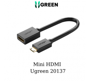 Cáp Mini HDMI to HDMI Female 20cm Ugreen 20137