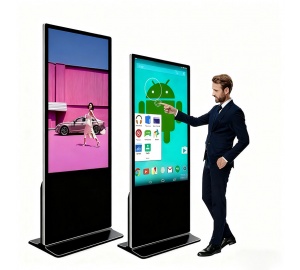 Màn hình quảng cáo chân đứng OneTech C55AT Android cảm ứng – Giải pháp hiển thị tương tác thông minh cho doanh nghiệp