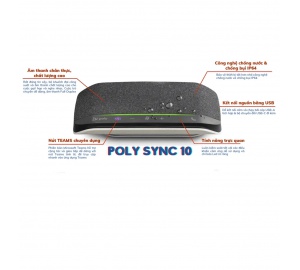 LOA HỘI NGHỊ THÍCH HỢP CHO PHÒNG HỌP NHỎ POLY SYNC 10